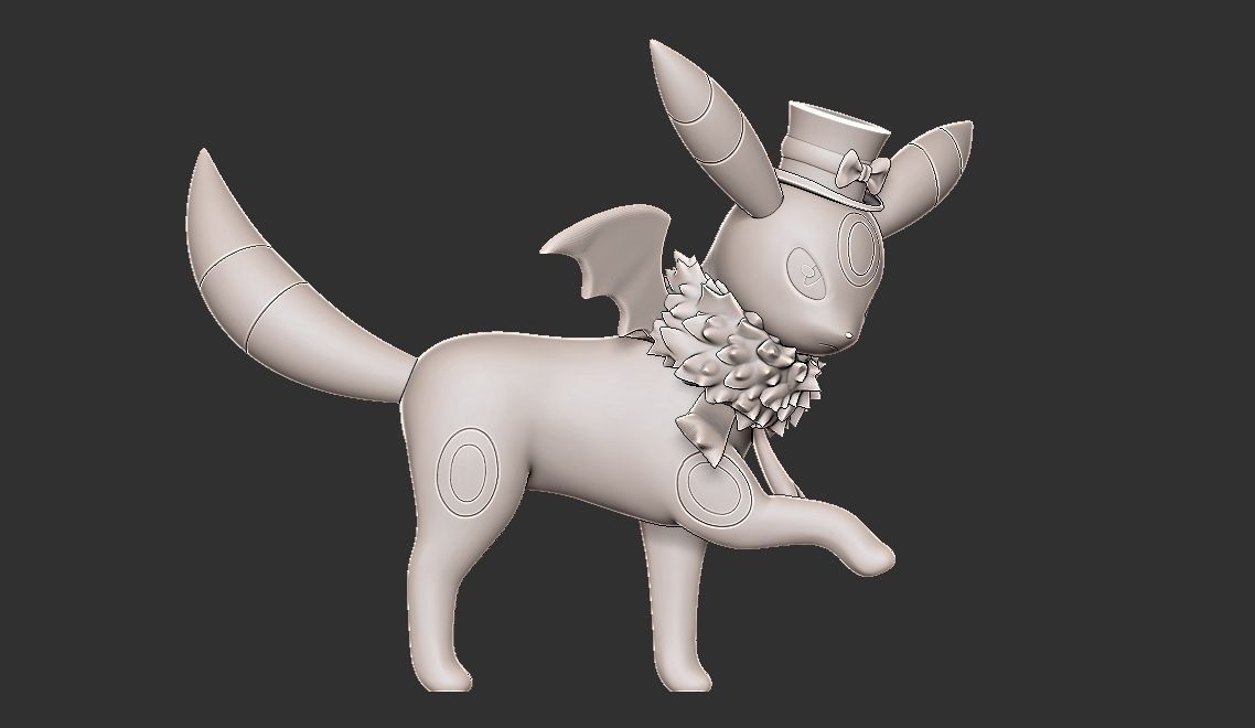POKEMON UMBREON HALLOWEEN 2023 3D print model_10