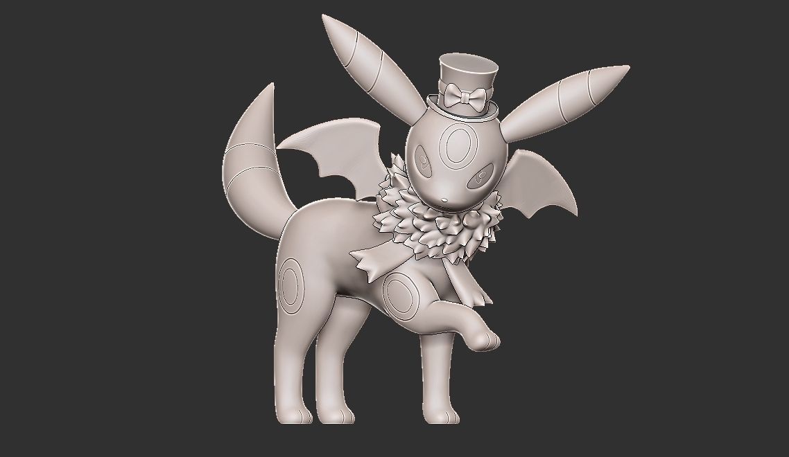 POKEMON UMBREON HALLOWEEN 2023 3D print model_2
