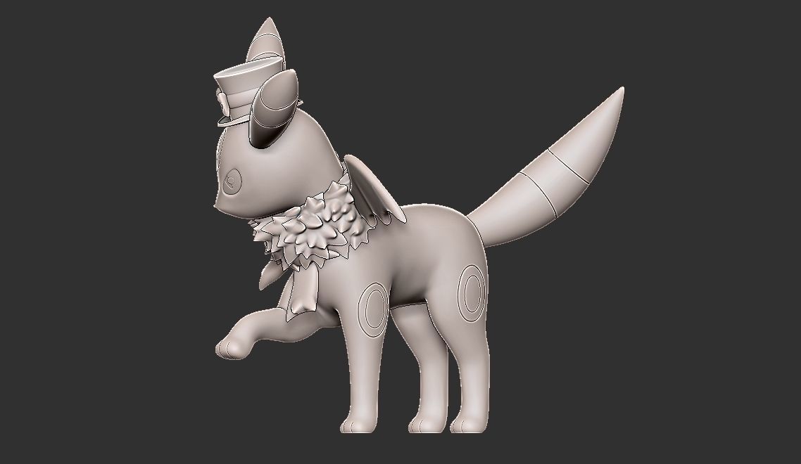 POKEMON UMBREON HALLOWEEN 2023 3D print model_8