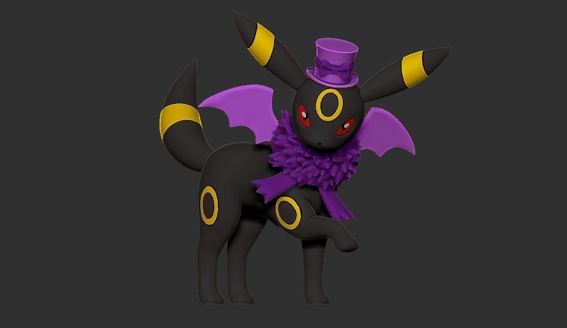 POKEMON UMBREON HALLOWEEN 2023 3D print model_1