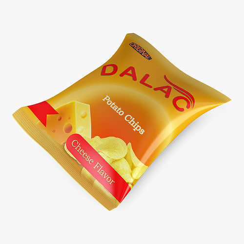 Chips Packaging Dalac Simple M 1 3D model 5