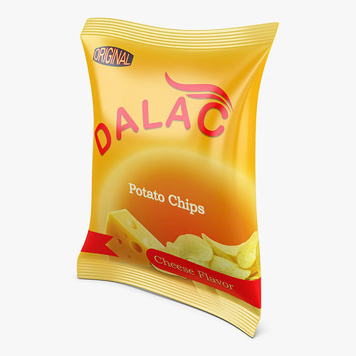 Chips Packaging Dalac Simple M 1 3D model 2