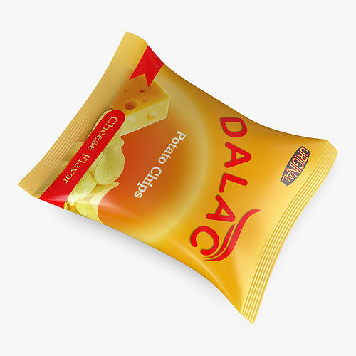 Chips Packaging Dalac Simple M 1 3D model 6