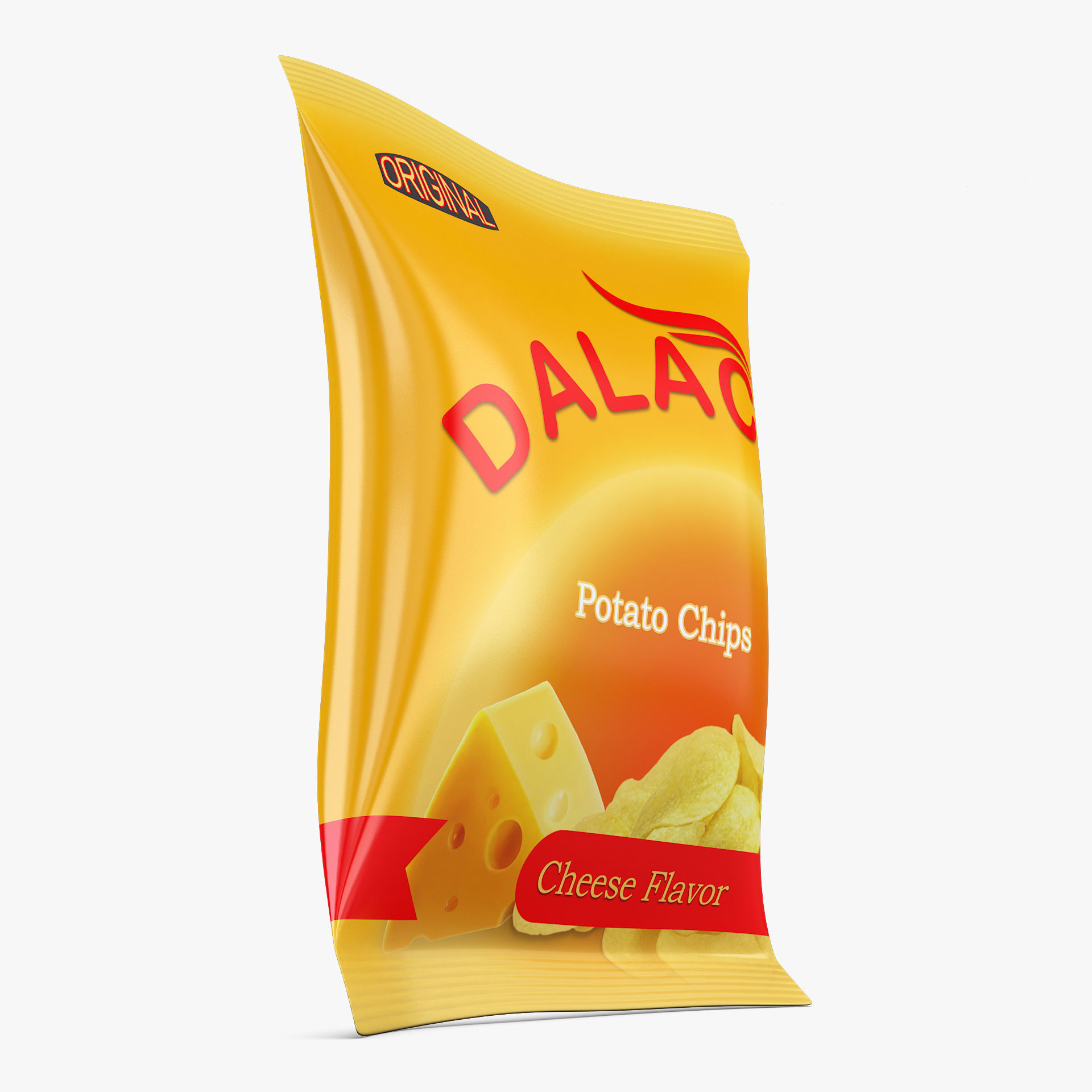 Chips Packaging Dalac Simple M 1 3D model_2