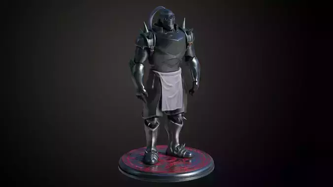 Alphonse Elric 3D print model