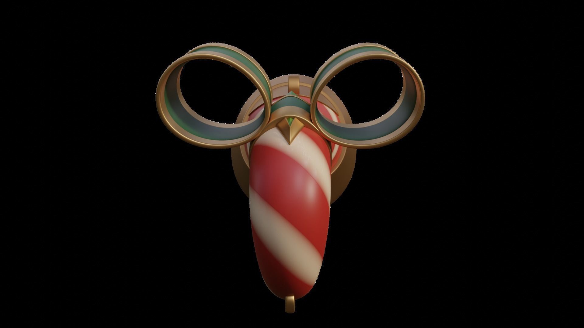 Candy Cane Miss Fortune cosplay 3D print model_2