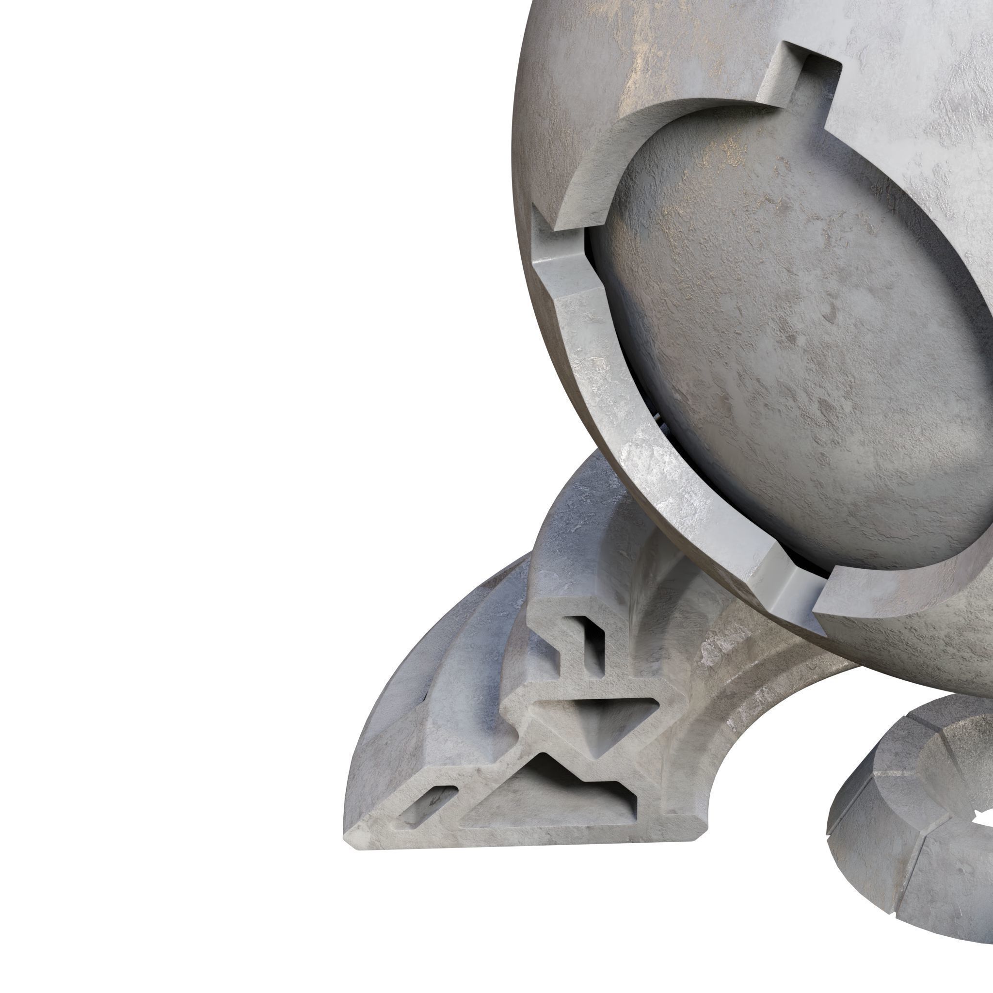 Patina Materials 11-12 - PBR - Seamless - 4k - SBSAR Low-poly 3D model_6