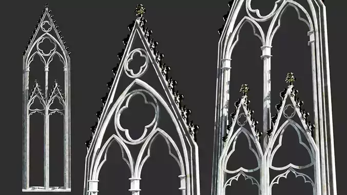 Gothic Arches - Marble and Gold