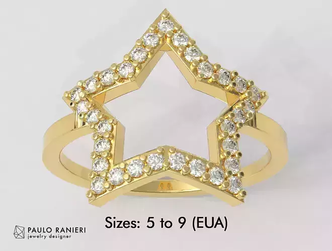 Star Diamond Ring