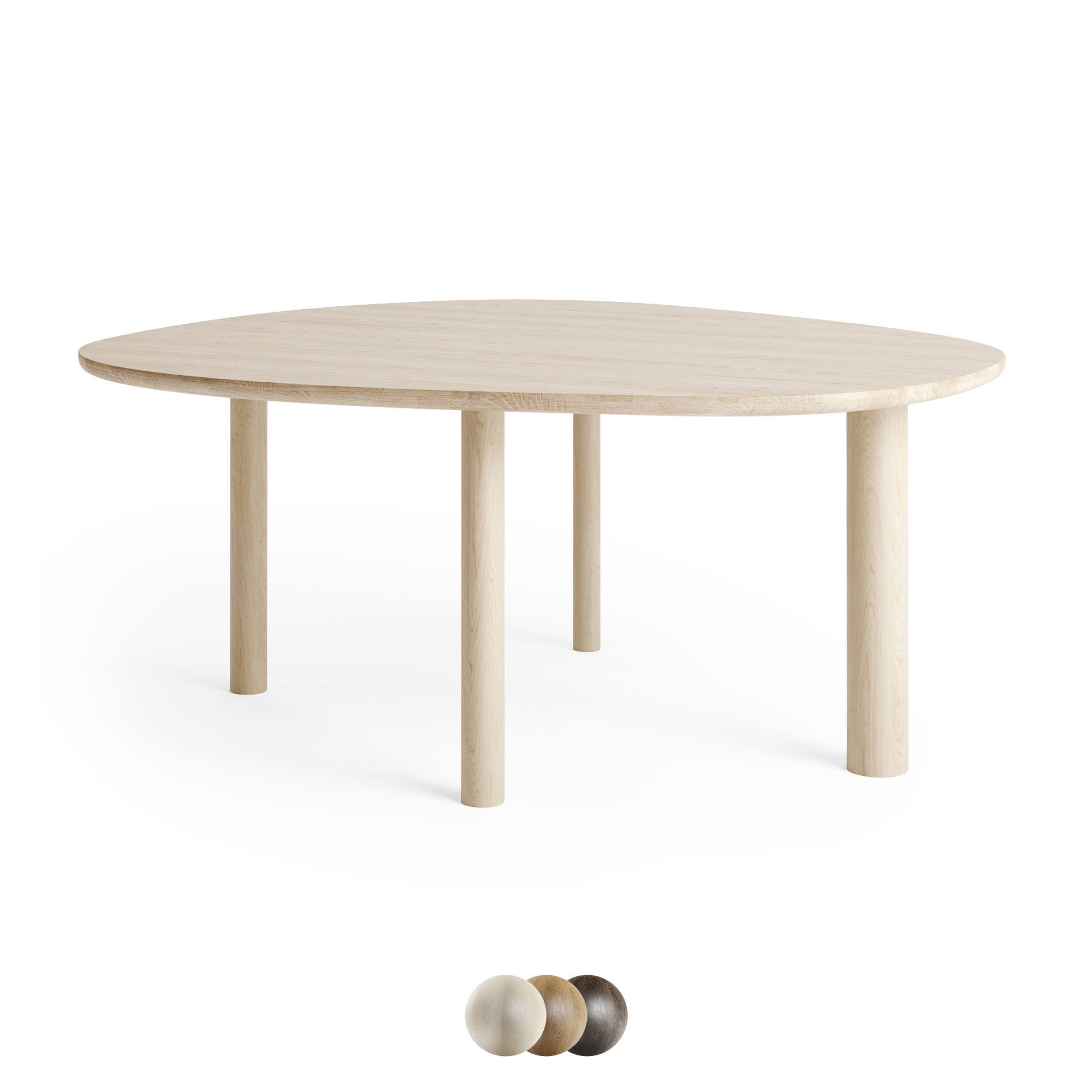 Bolia Dining Table Latch 3D model_3