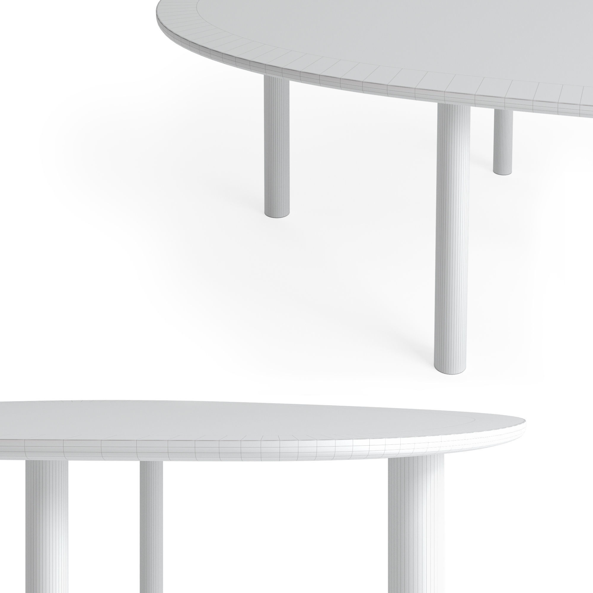 Bolia Dining Table Latch 3D model_12