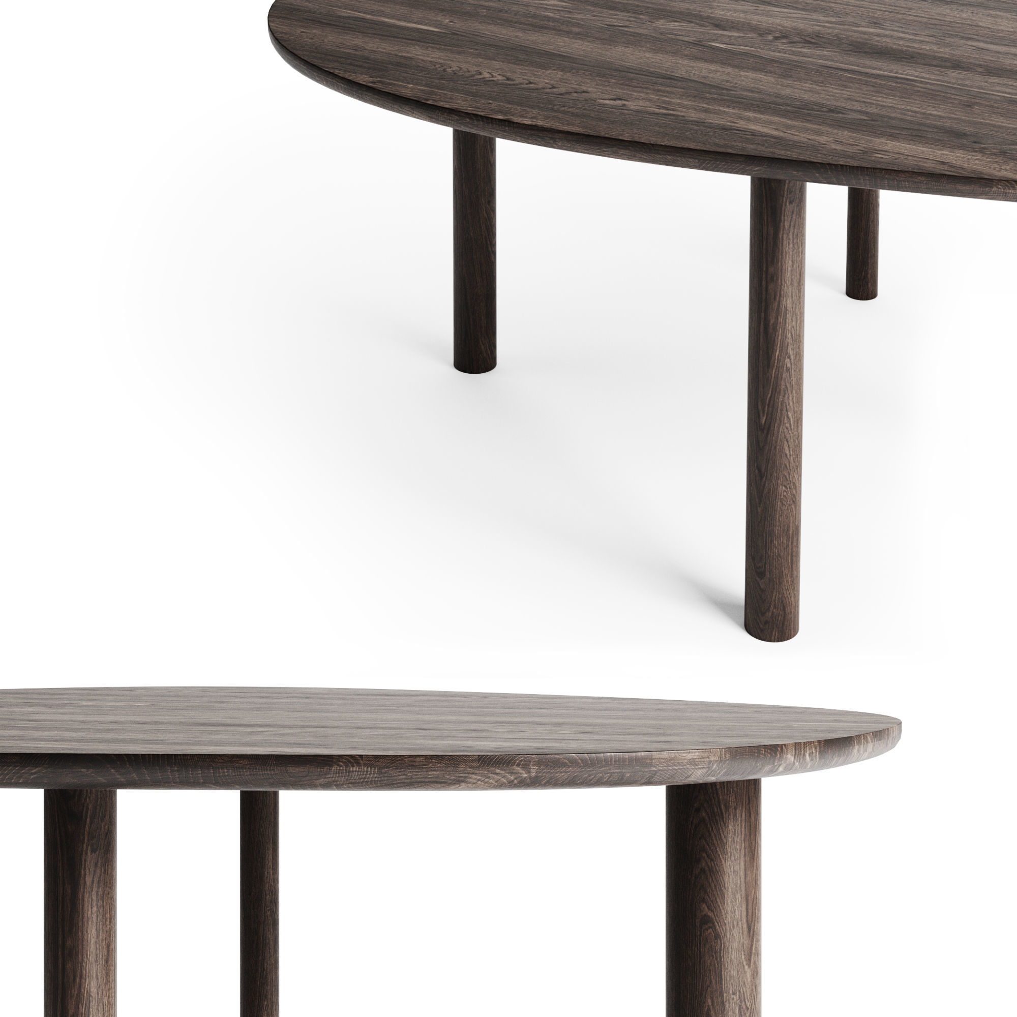 Bolia Dining Table Latch 3D model_7