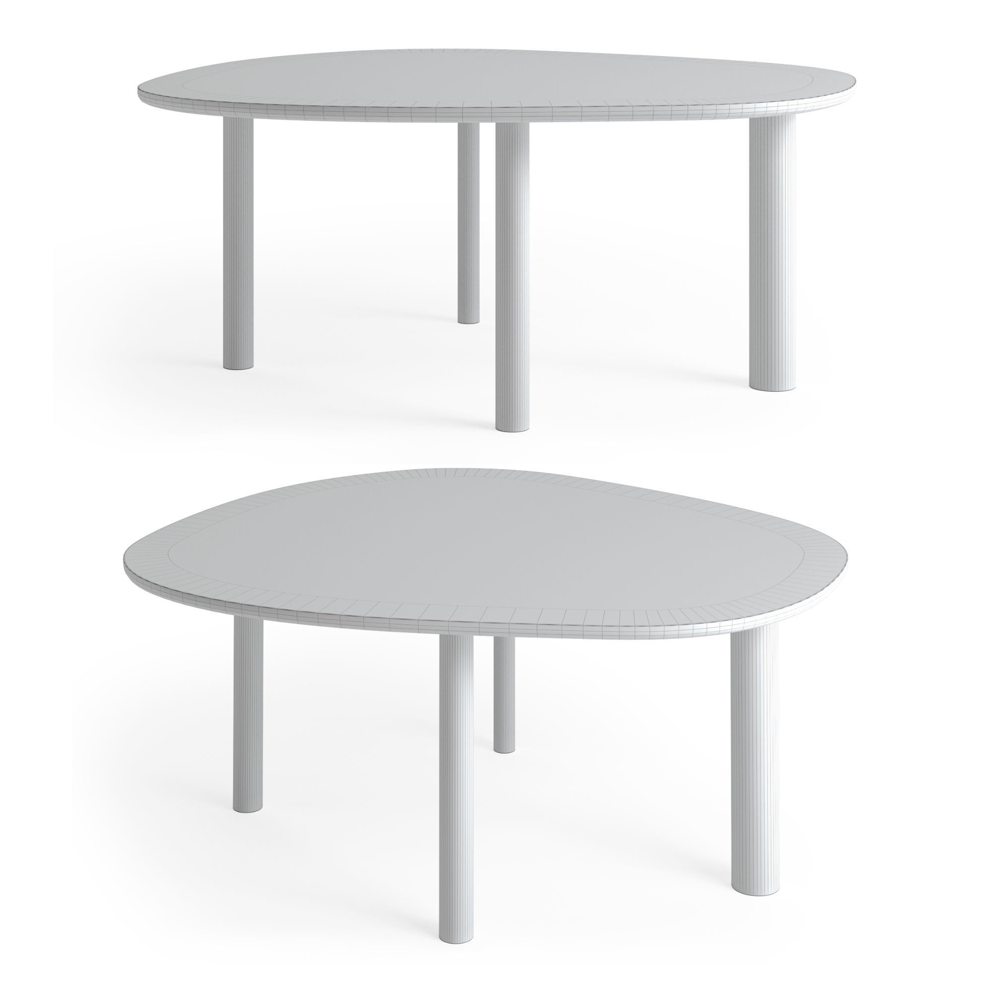 Bolia Dining Table Latch 3D model_11