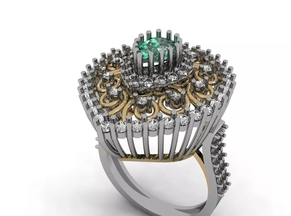 men ring 3D print model