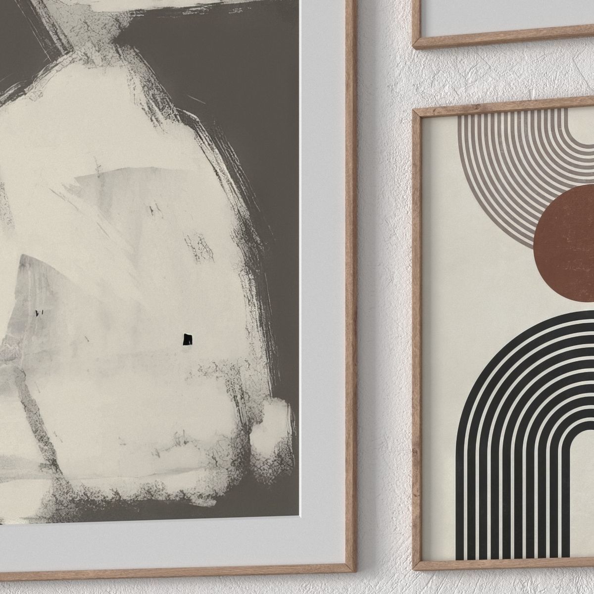 Set of 8 wall paintings 2816 3D model_2