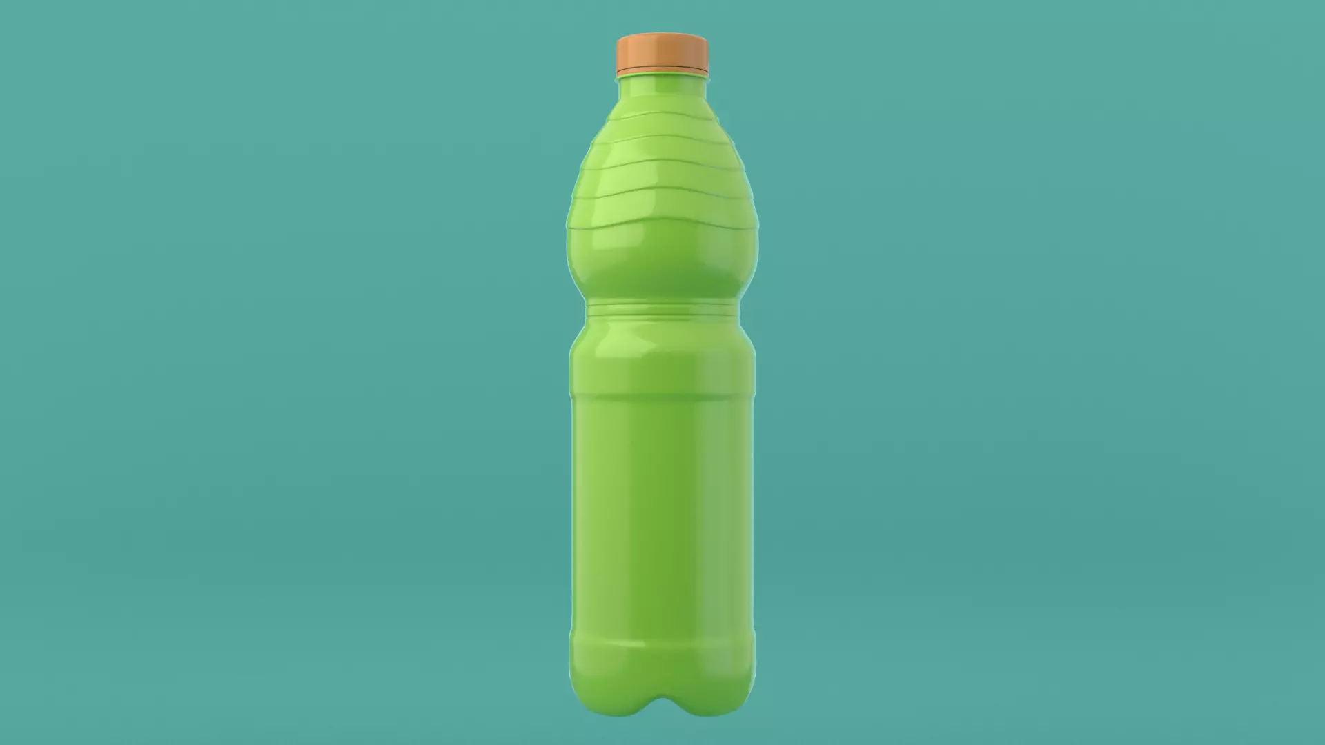 Cartoon Water Bottle Free low-poly 3D model