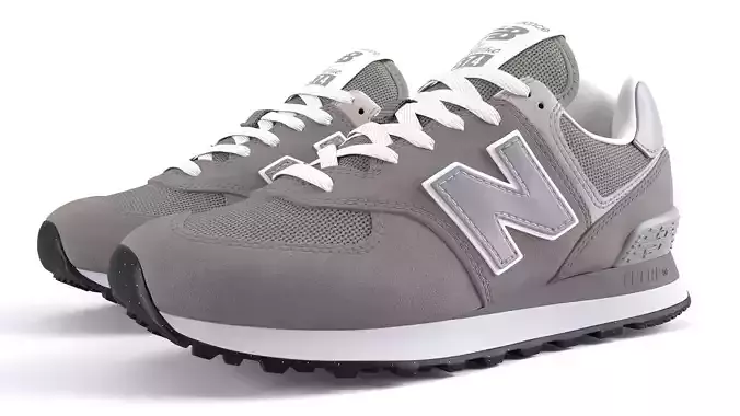 new balance 574 PBR Low-poly 3D model