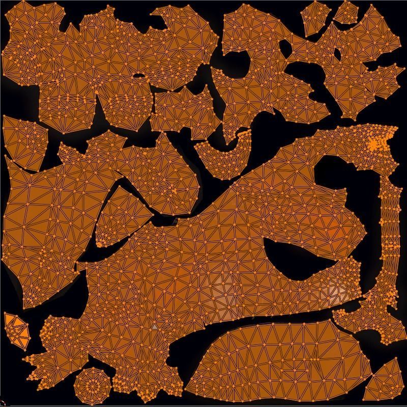 Fire Gorilla Monster 3D model_12