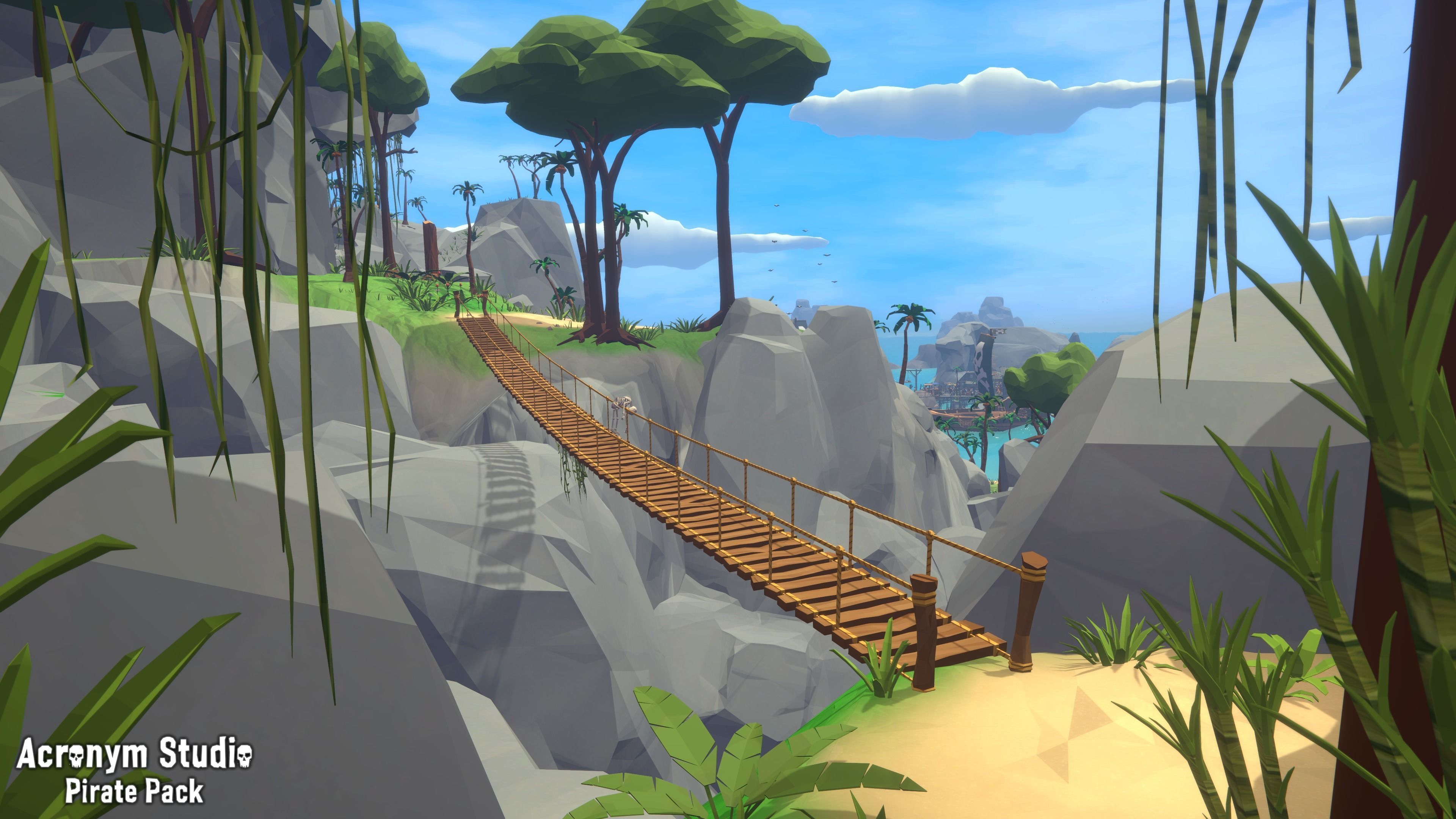 Acronym - Pirate Pack Low-poly 3D model_6