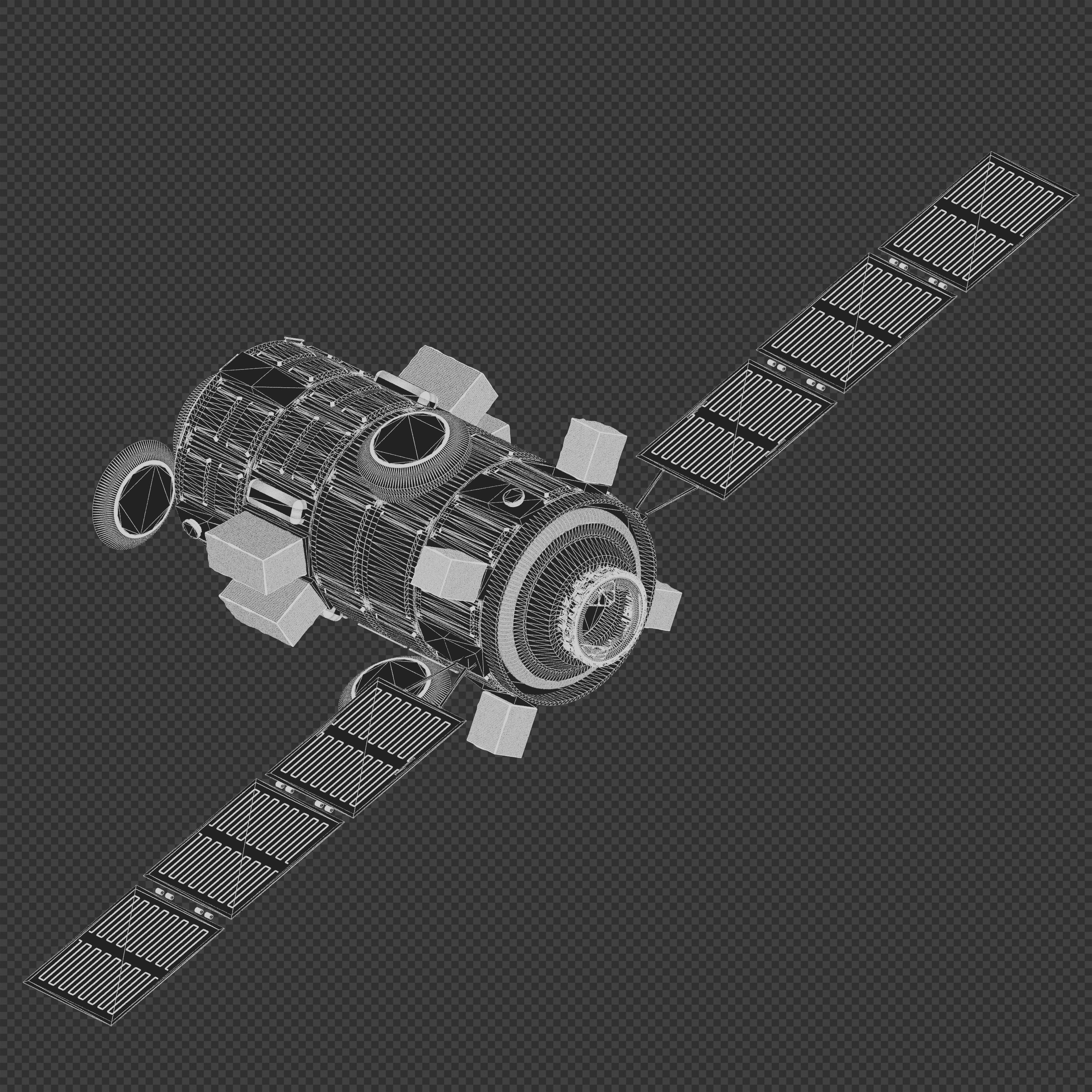 Lunar Gateway Space Station 3D model_18