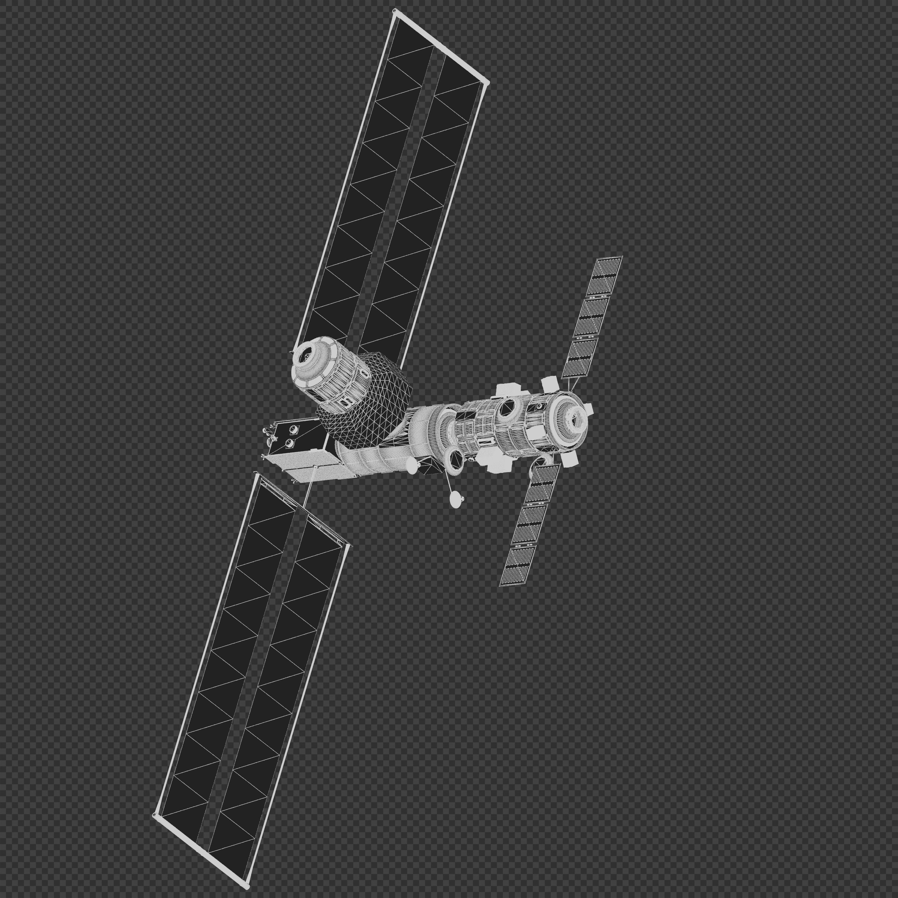 Lunar Gateway Space Station 3D model_17