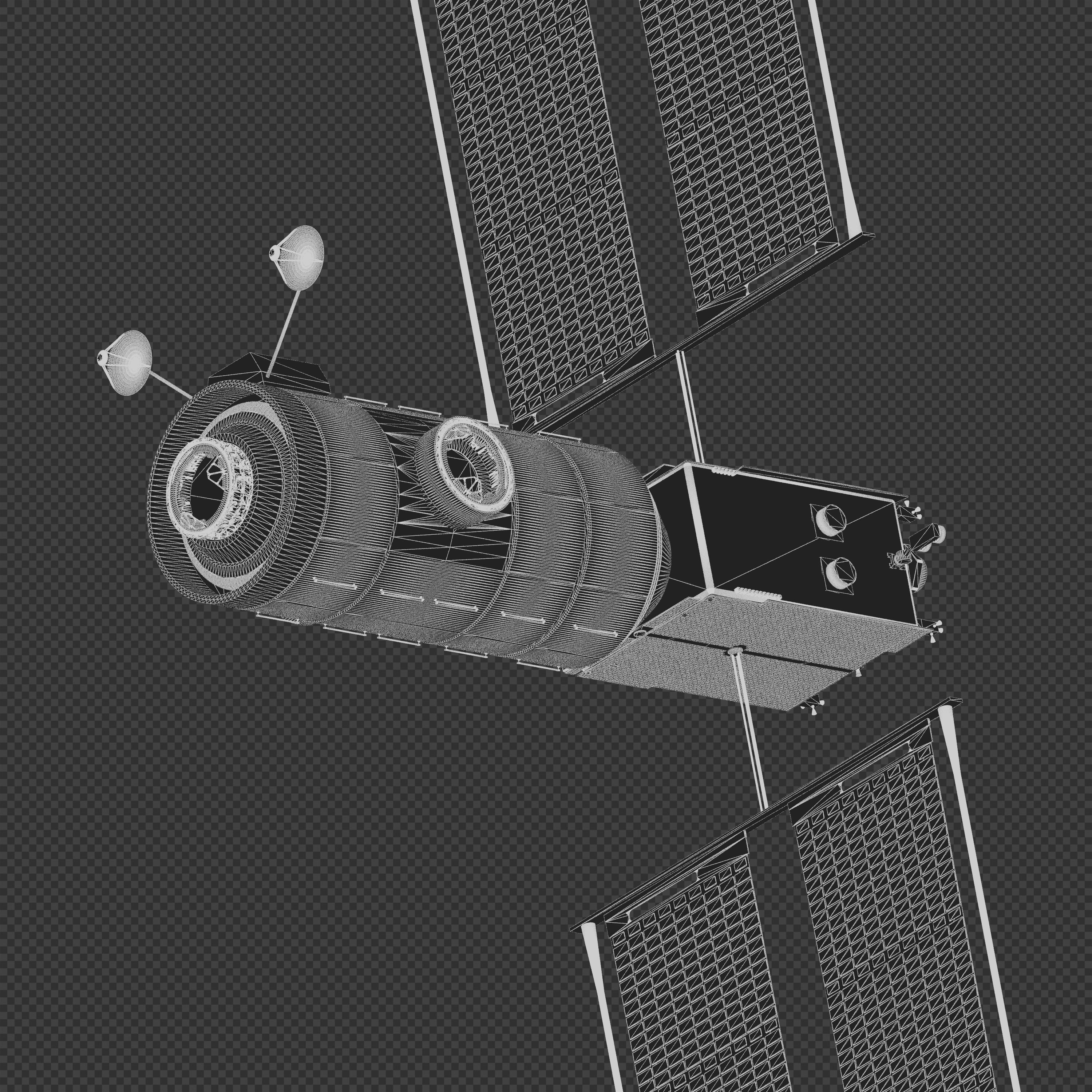 Lunar Gateway Space Station 3D model_23