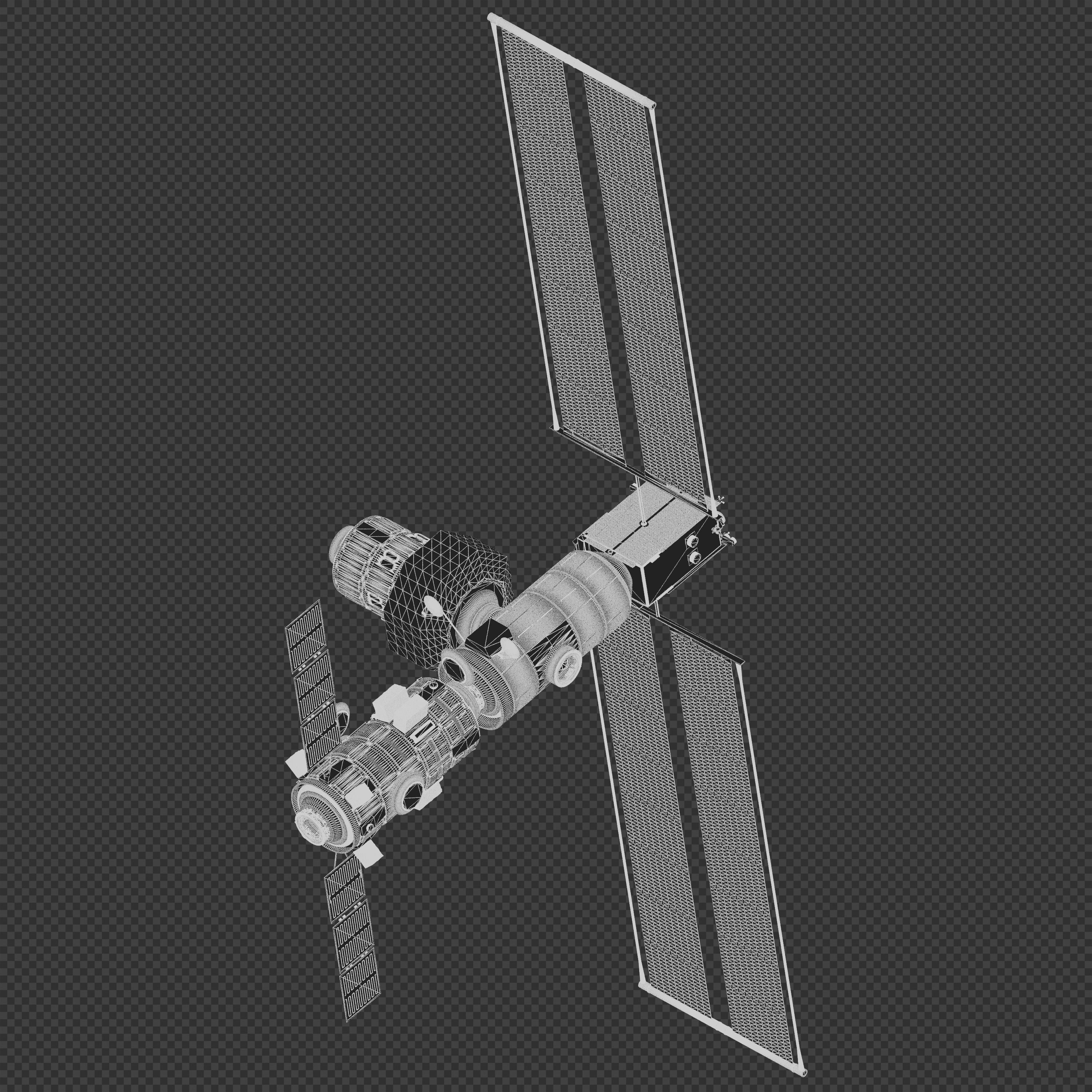 Lunar Gateway Space Station 3D model_22