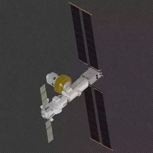 Lunar Gateway Space Station 3D model