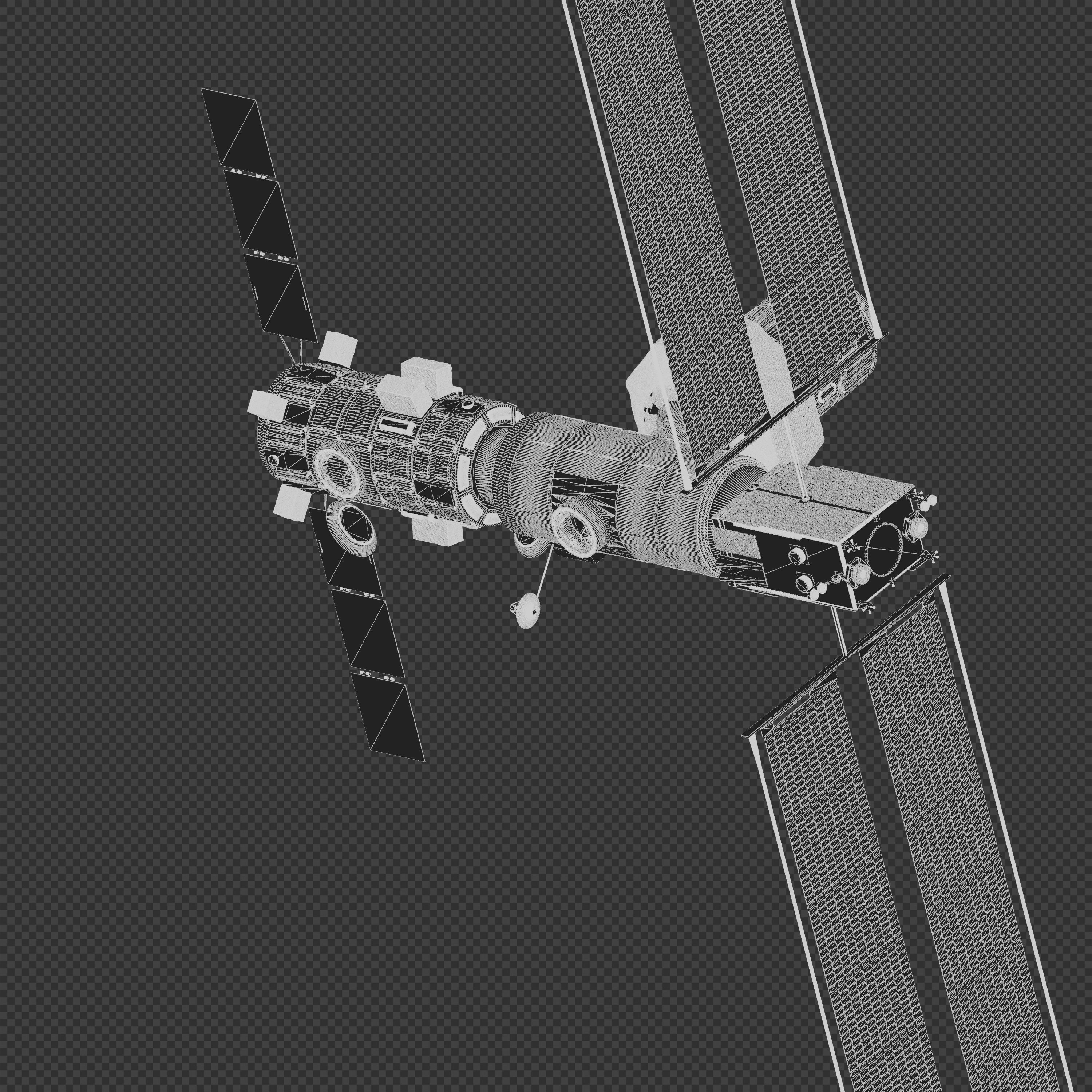 Lunar Gateway Space Station 3D model_15