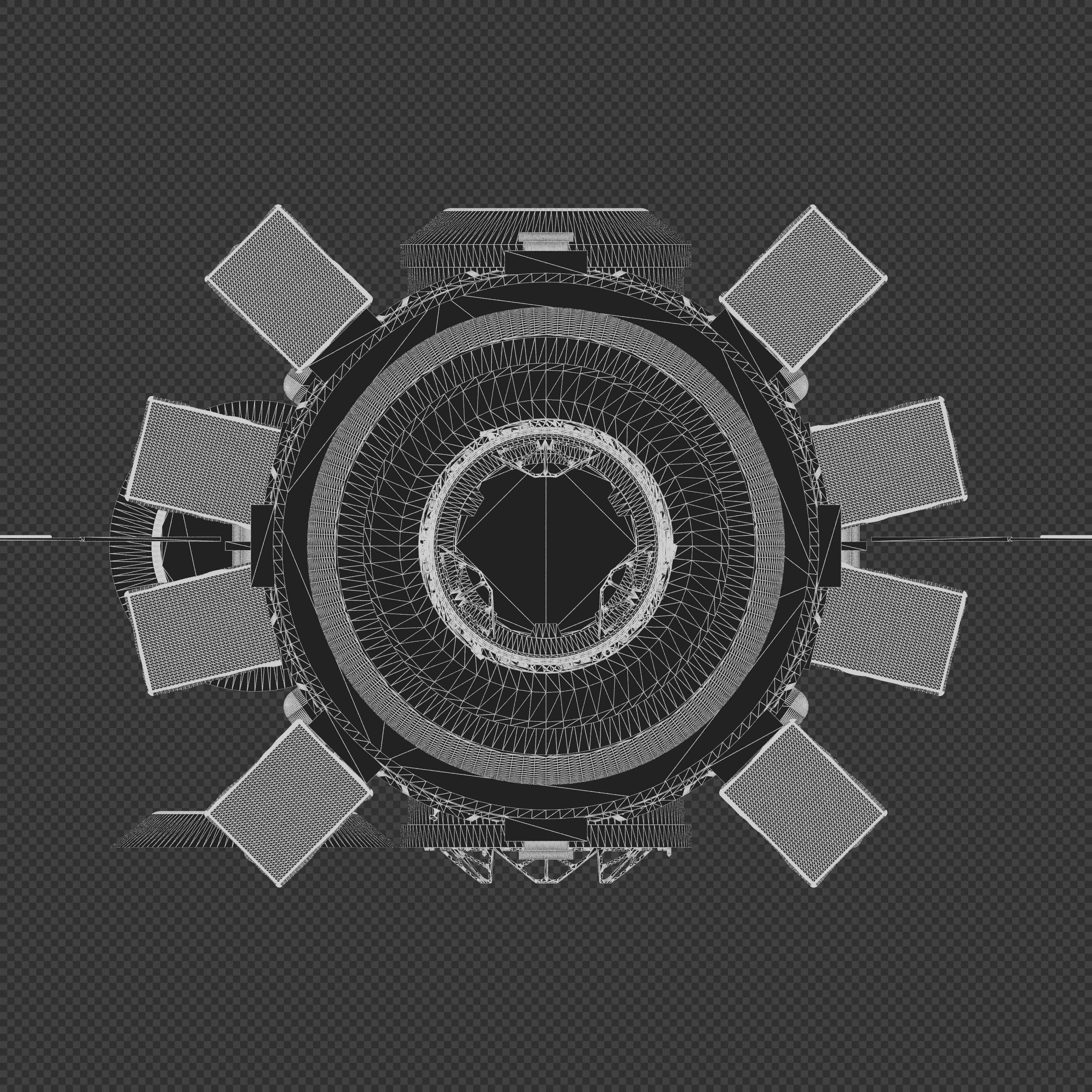 Lunar Gateway Space Station 3D model_20