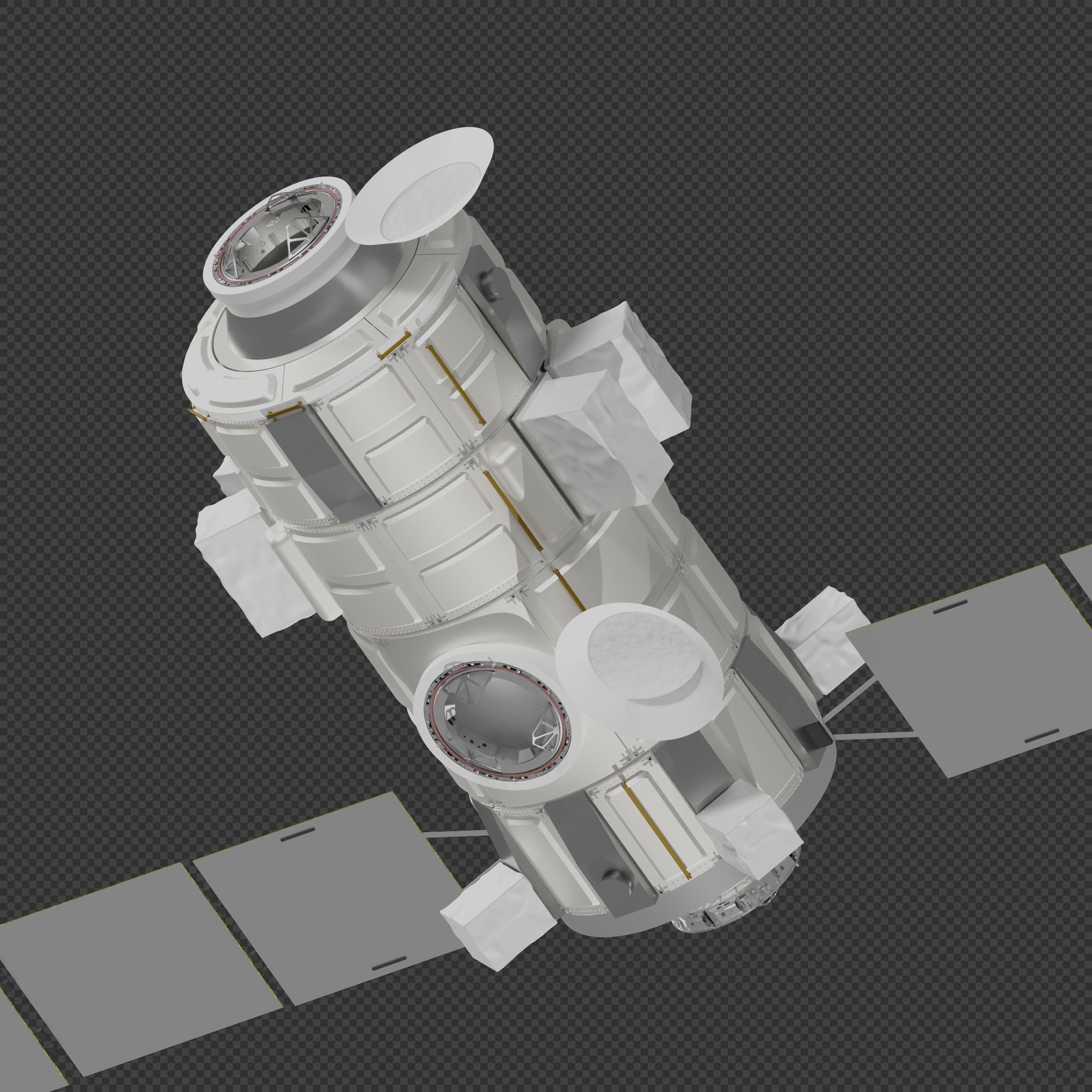 Lunar Gateway Space Station 3D model_7