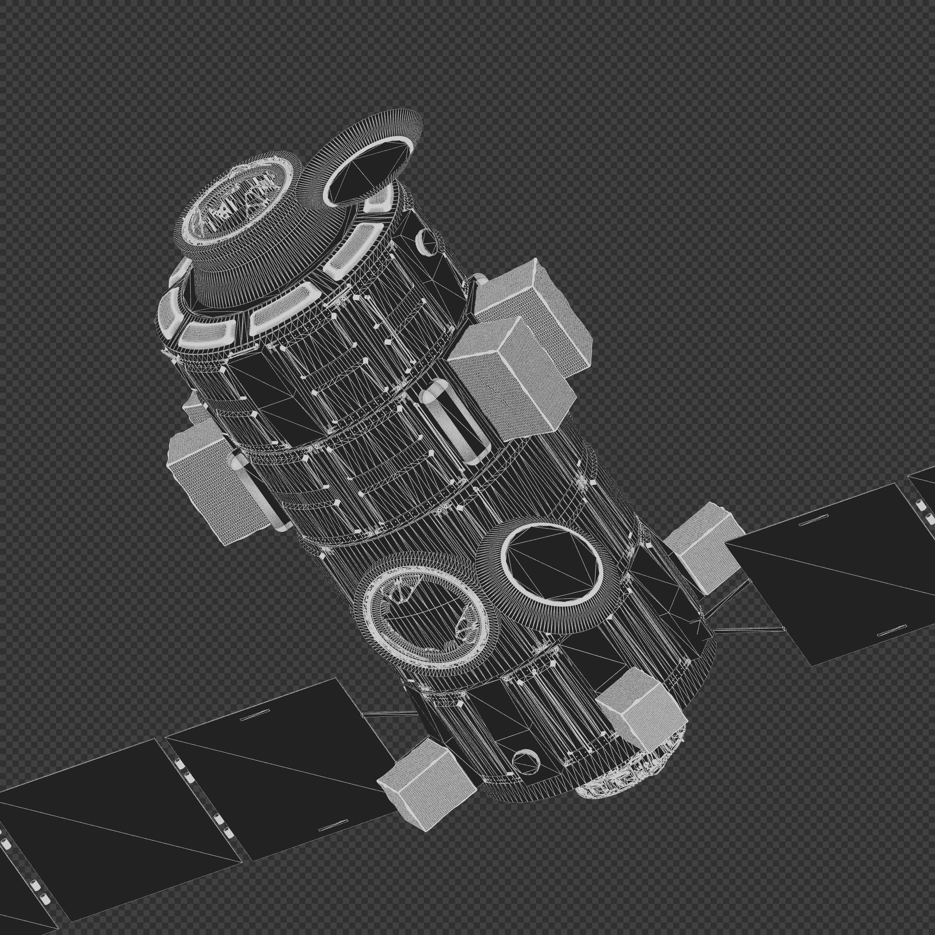 Lunar Gateway Space Station 3D model_19