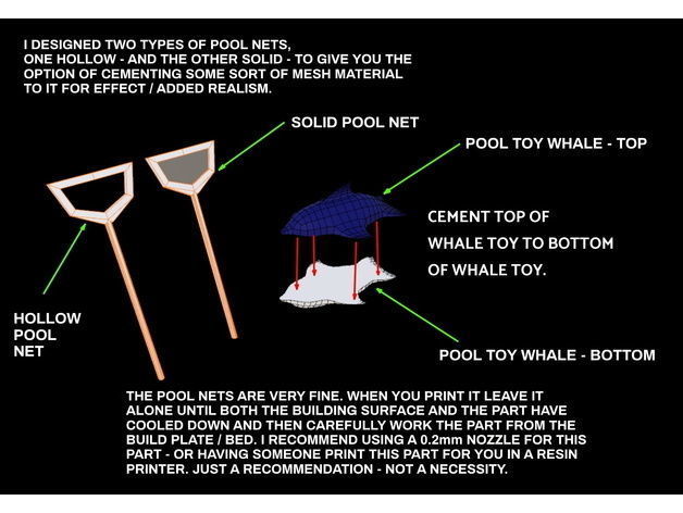 Deluxe Pool Set in HO Scale Free 3D print model_62