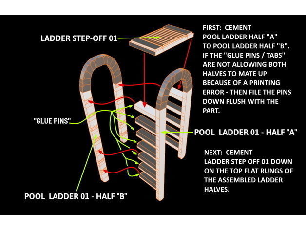 Deluxe Pool Set in HO Scale Free 3D print model_77