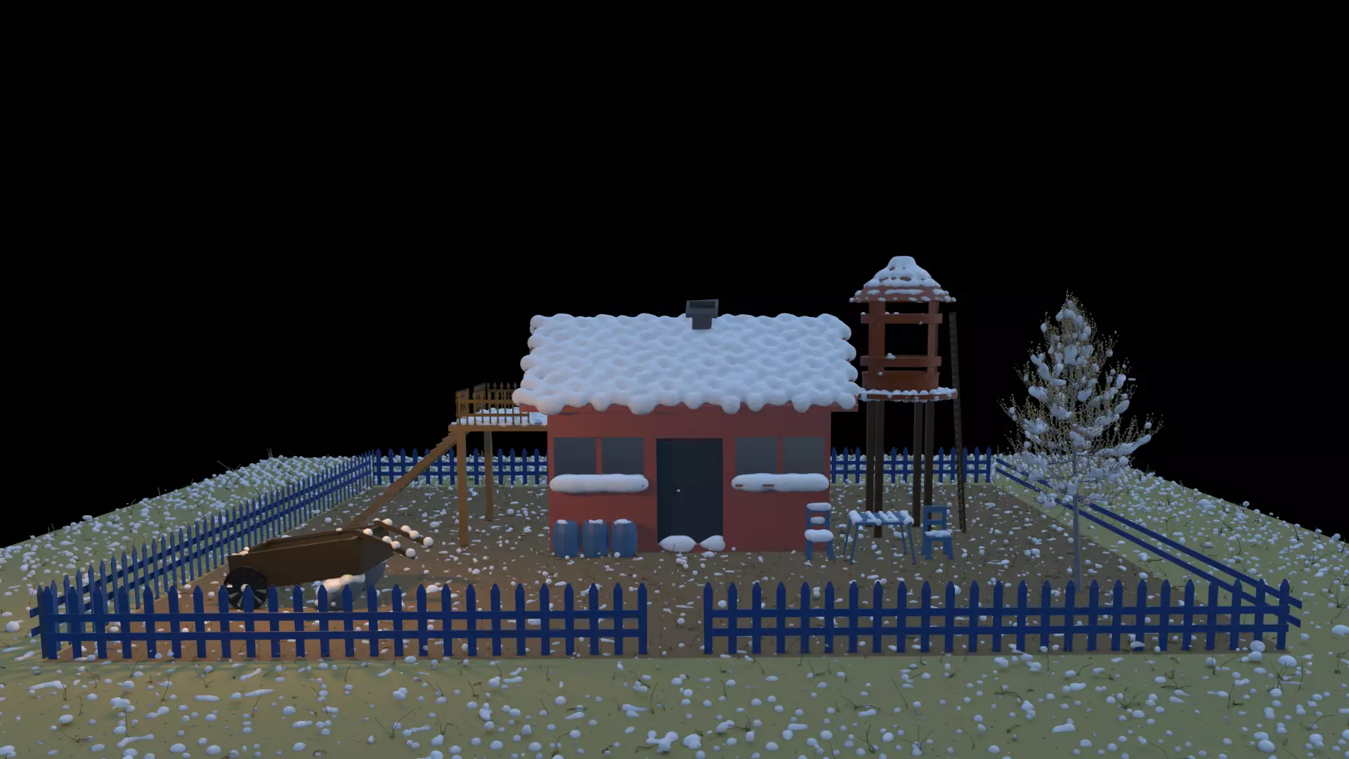 farm house Free 3D model