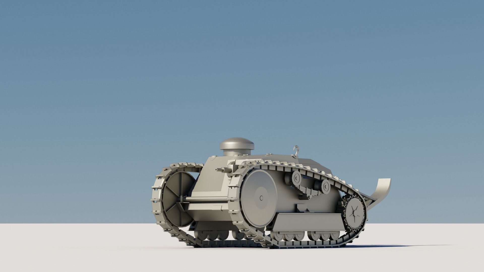 43 Tanks Base Mesh Low-poly 3D model_80