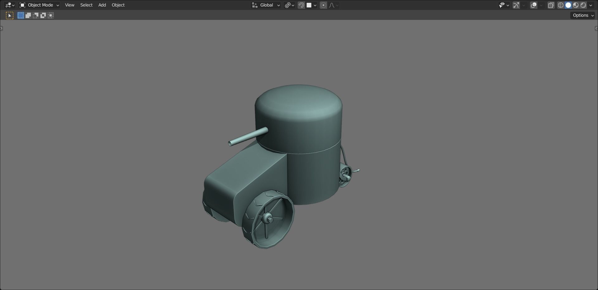 43 Tanks Base Mesh Low-poly 3D model_133