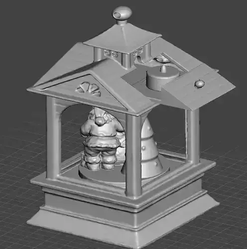 christmas lantern tea battery light holder  3D print model