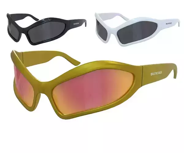 Balenciaga Fennec Oval Sunglasses