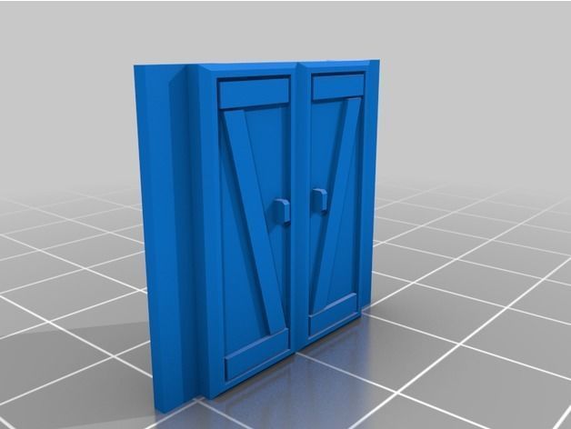 HO Scale American Backyard Shed Type 1 Free 3D print model_12