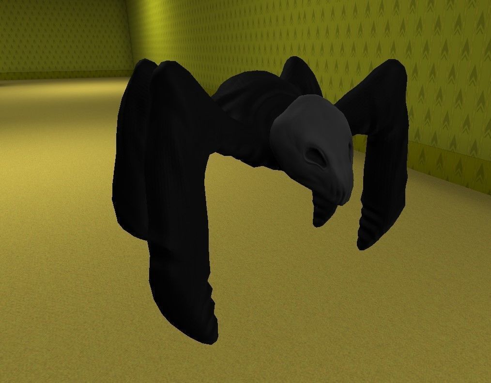 Spider - Back Rooms Game Ready Low-poly 3D model_5