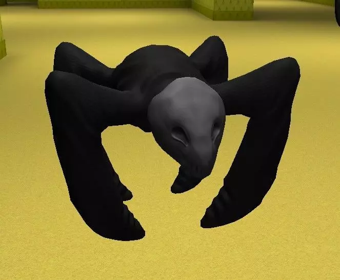 Spider - Back Rooms Game Ready Low-poly 3D model_0