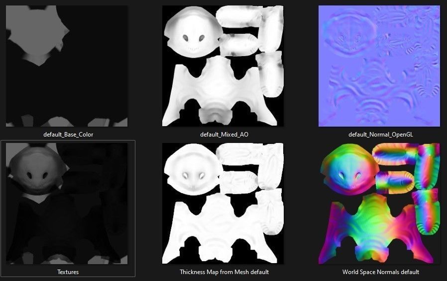 Spider - Back Rooms Game Ready Low-poly 3D model_6