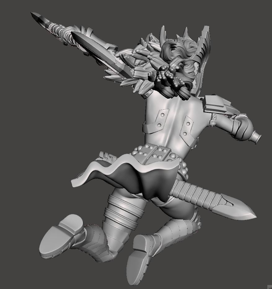 Angela 3d model for 3d printing 3D print model_4