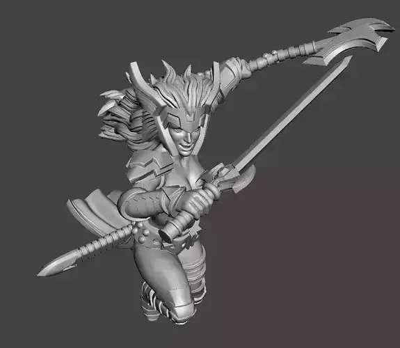 Angela 3d model for 3d printing 3D print model