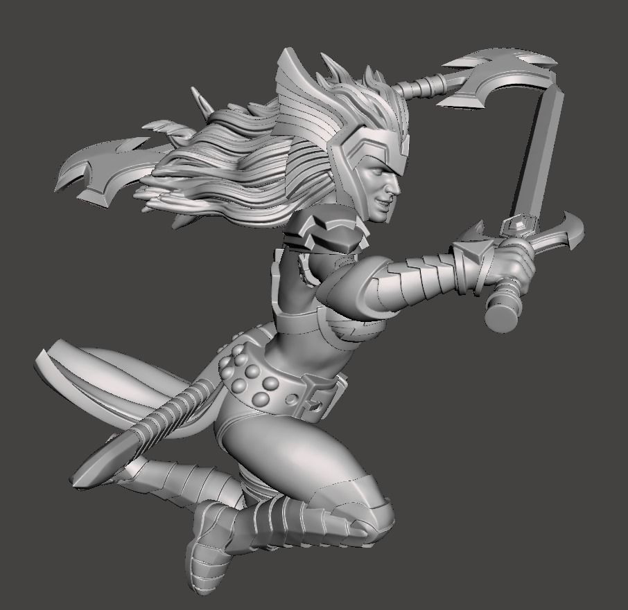 Angela 3d model for 3d printing 3D print model_5