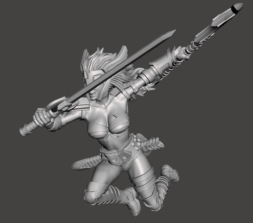 Angela 3d model for 3d printing 3D print model_1