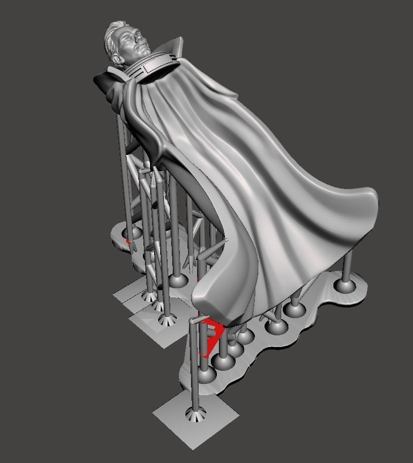 cape man 3d model for 3d printing 3D print model_2