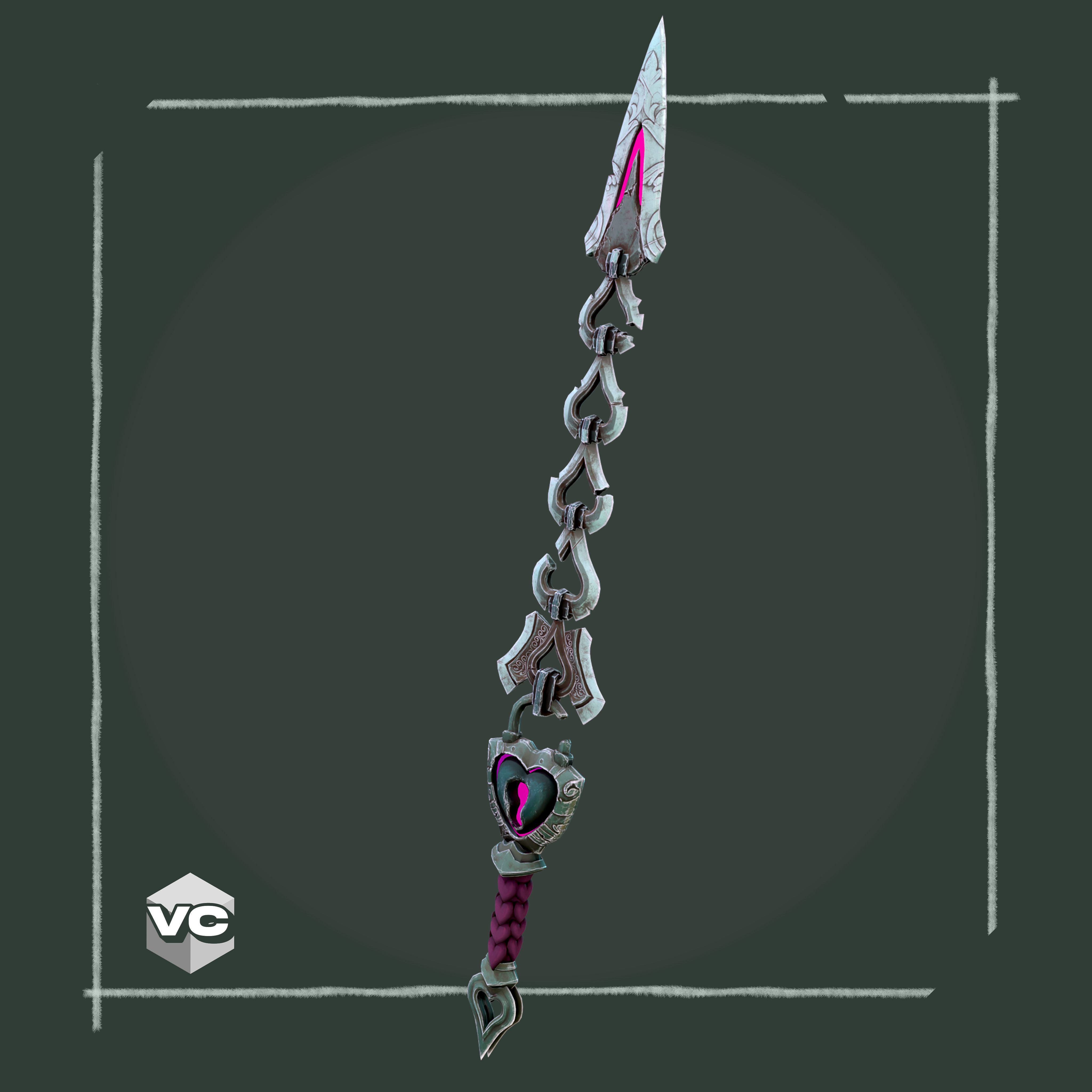 WEAPON BUNDLE - 5 Weapons Game Ready -  Low-poly 3D model_22