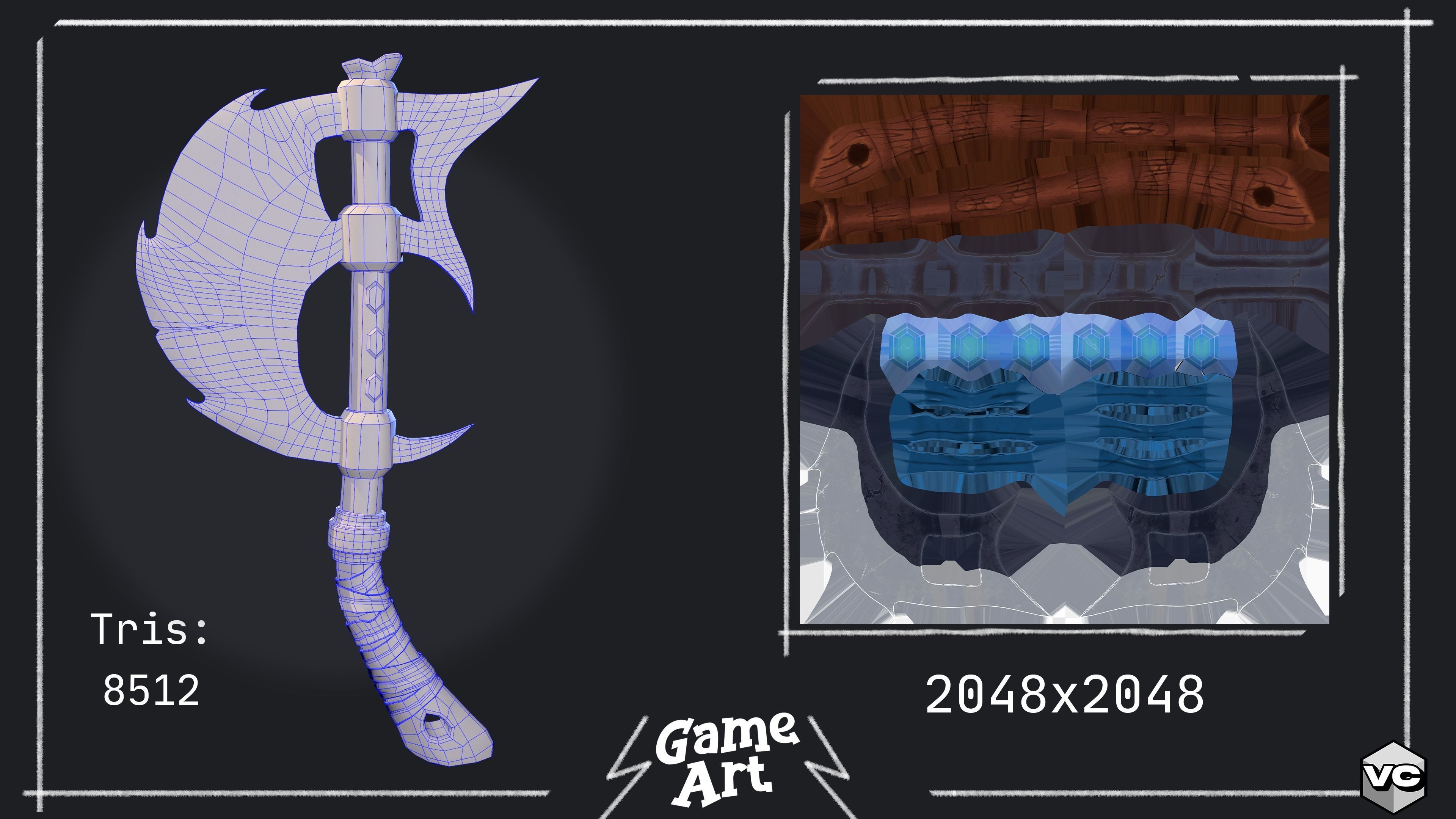 WEAPON BUNDLE - 5 Weapons Game Ready -  Low-poly 3D model_15